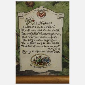 Prof. Hermann Stockmann, Im Biergarten