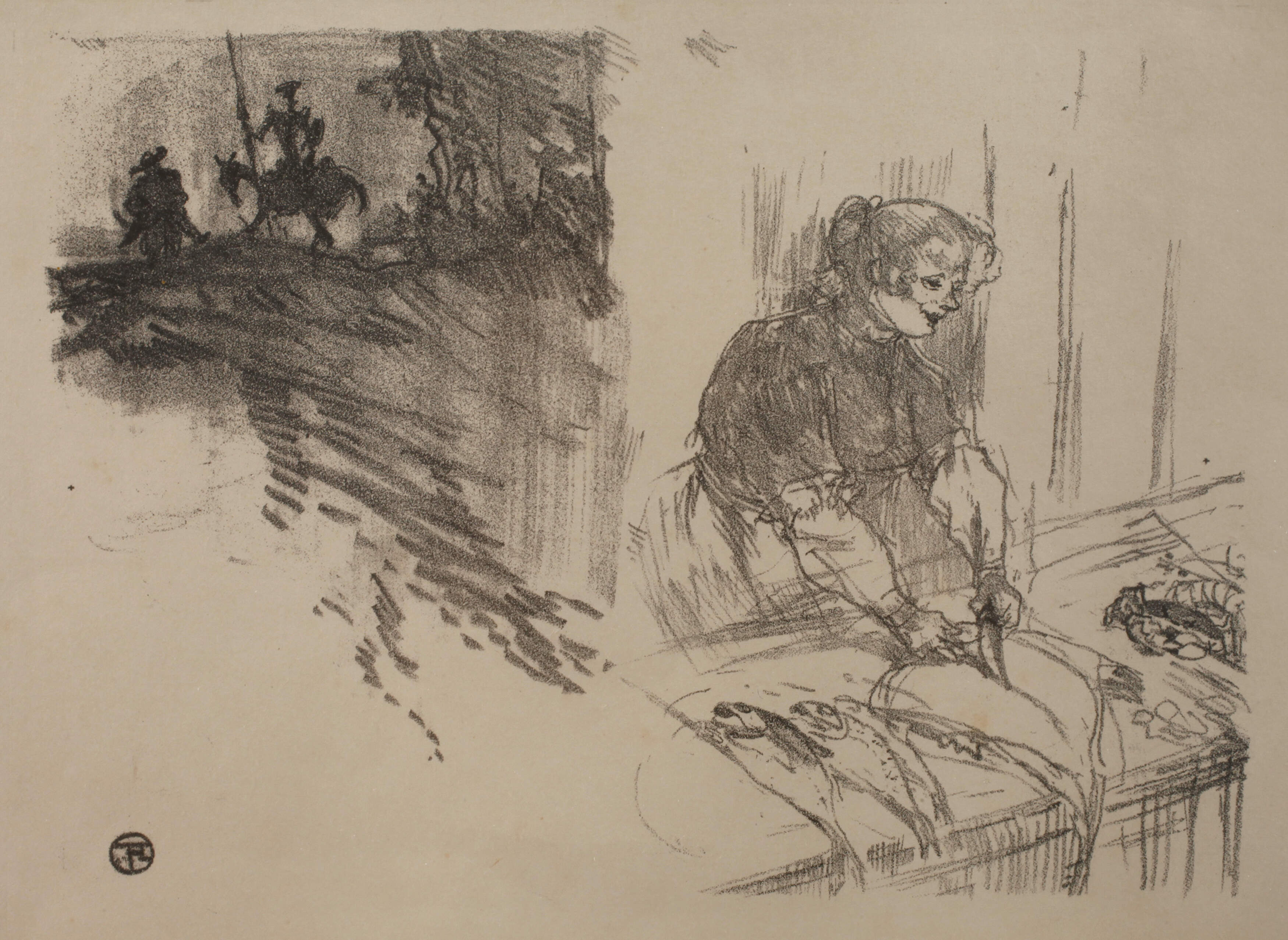 Henri de Toulouse-Lautrec, Fischverkäuferin