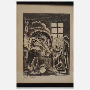 Josef Váchal, Zwei Holzschnitte