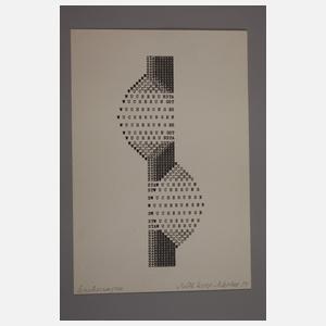 Ruth Wolf-Rehfeldt, Typewriting "Wucherungen"