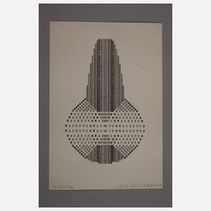 Ruth Wolf-Rehfeldt, Typewriting "Wachstum"