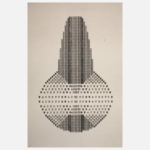 Ruth Wolf-Rehfeldt, Typewriting "Wachstum"