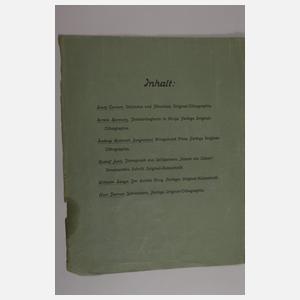 Jahresmappe 1918 Wien