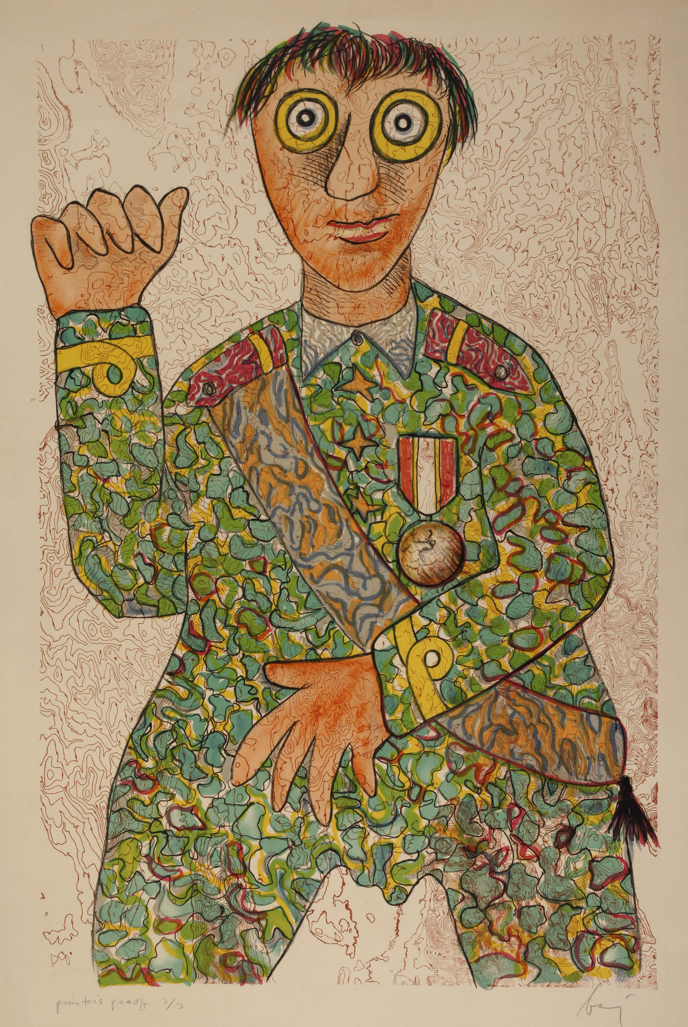 Enrico Baj, Der General