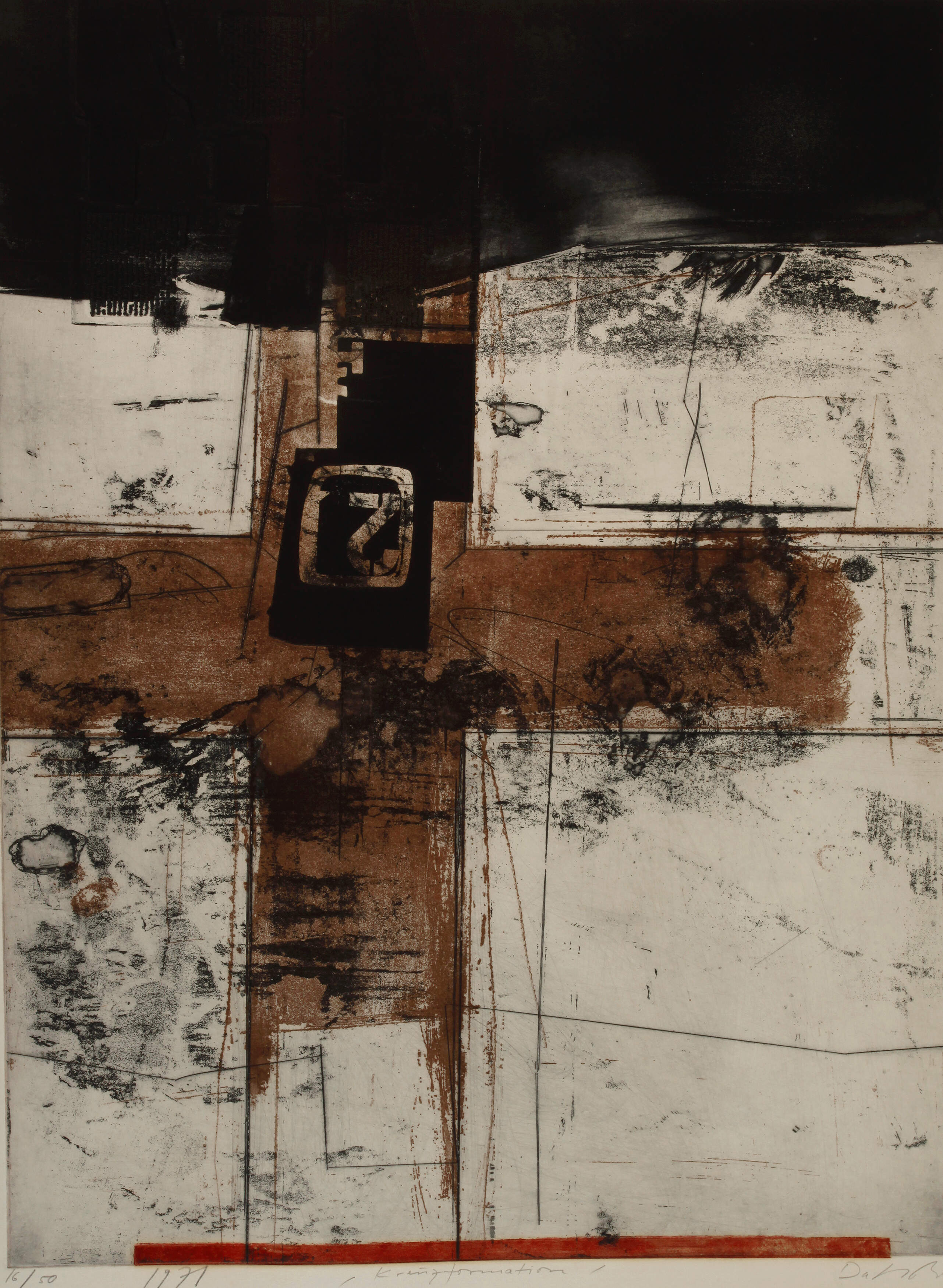 Prof. Karl Fred Dahmen, "Kreuzformation"