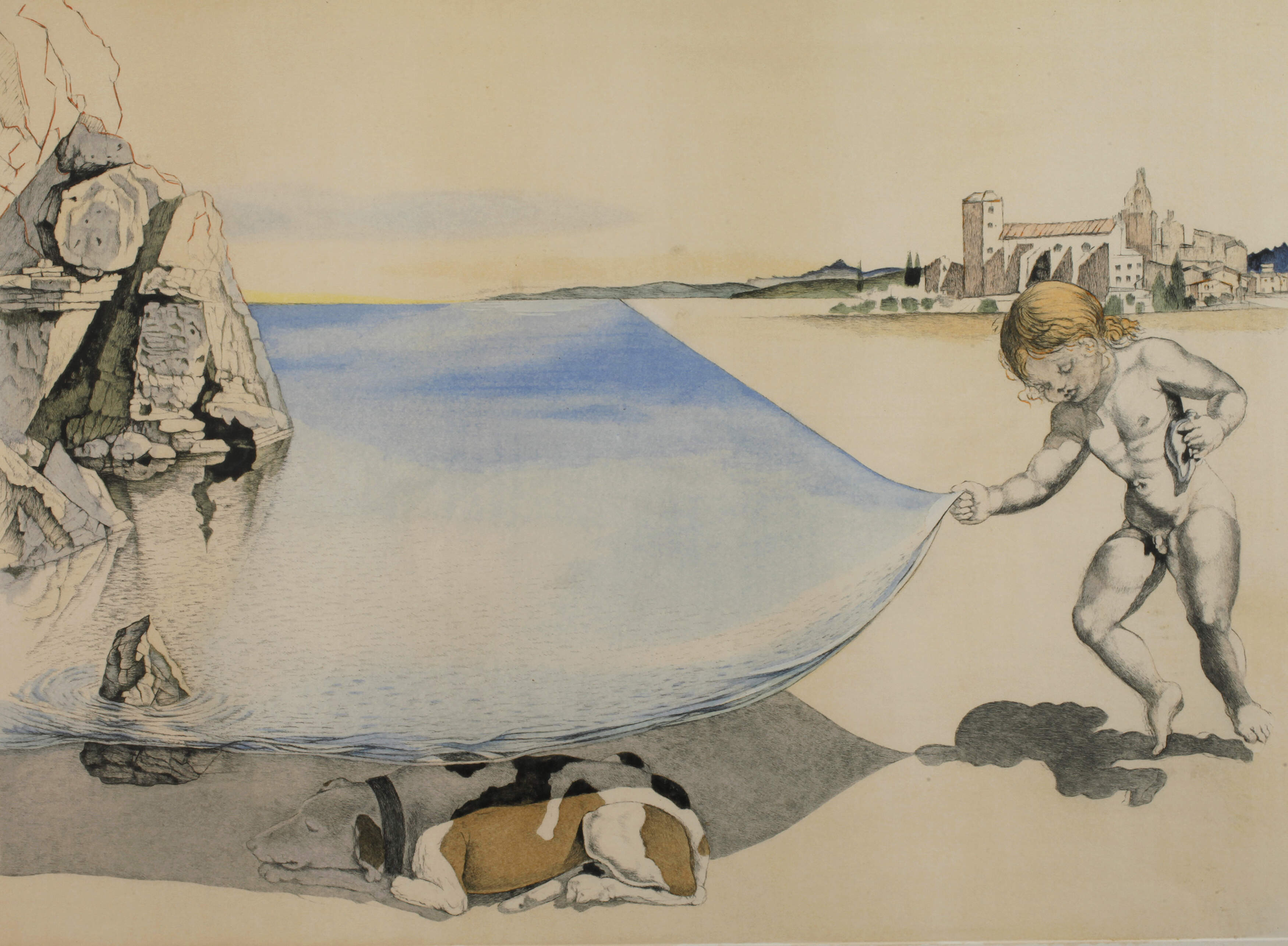 nach Salvador Dali, Surrealistische Komposition