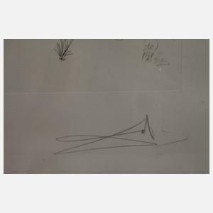 Salvador Dali, attr., Surrealistische Komposition