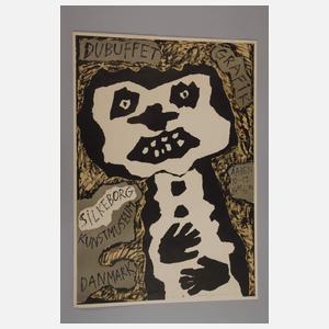 Jean Dubuffet, Ausstellungsplakat