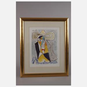 nach Pablo Picasso, Kubistischer Kopf