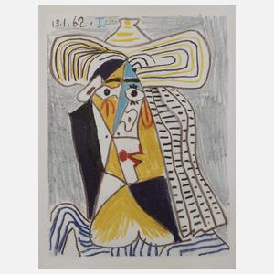 nach Pablo Picasso, Kubistischer Kopf