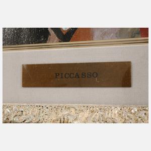 nach Pablo Picasso, "Mousquetaire et Amour"