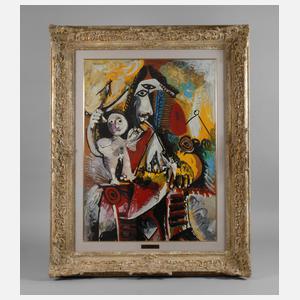 nach Pablo Picasso, "Mousquetaire et Amour"