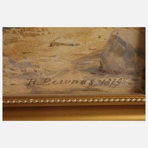 Bownas, Schweizer Alpenlandschaft bei Bristen