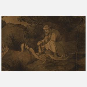 Friedrich Preller d. Ä., Italienische Landschaft