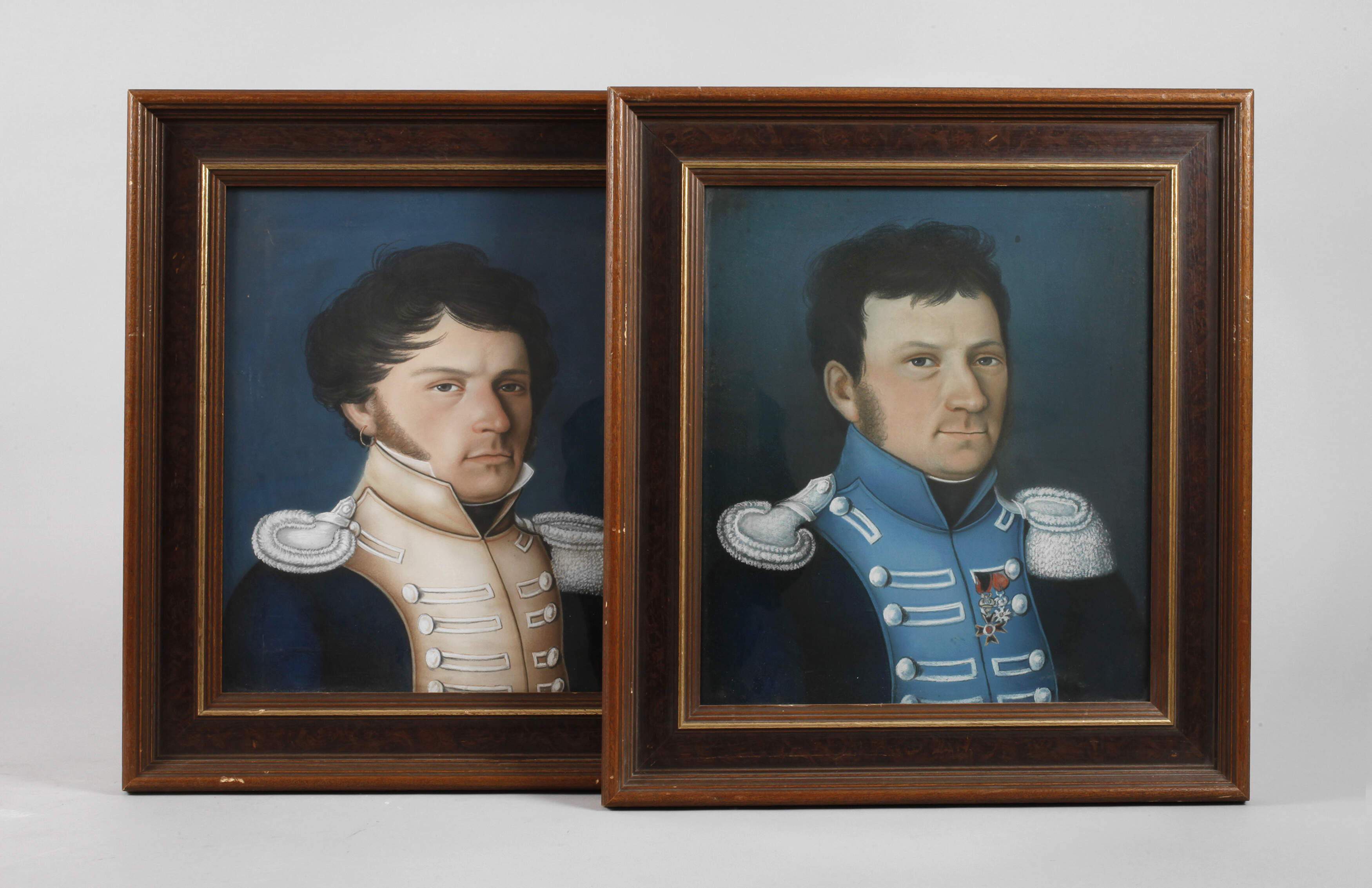 Paar Soldatenportraits