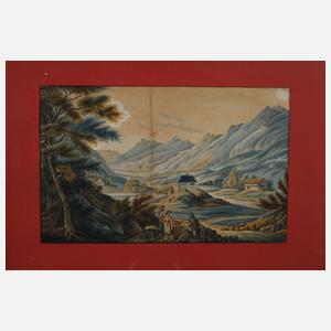 Paar Gebirgsansichten