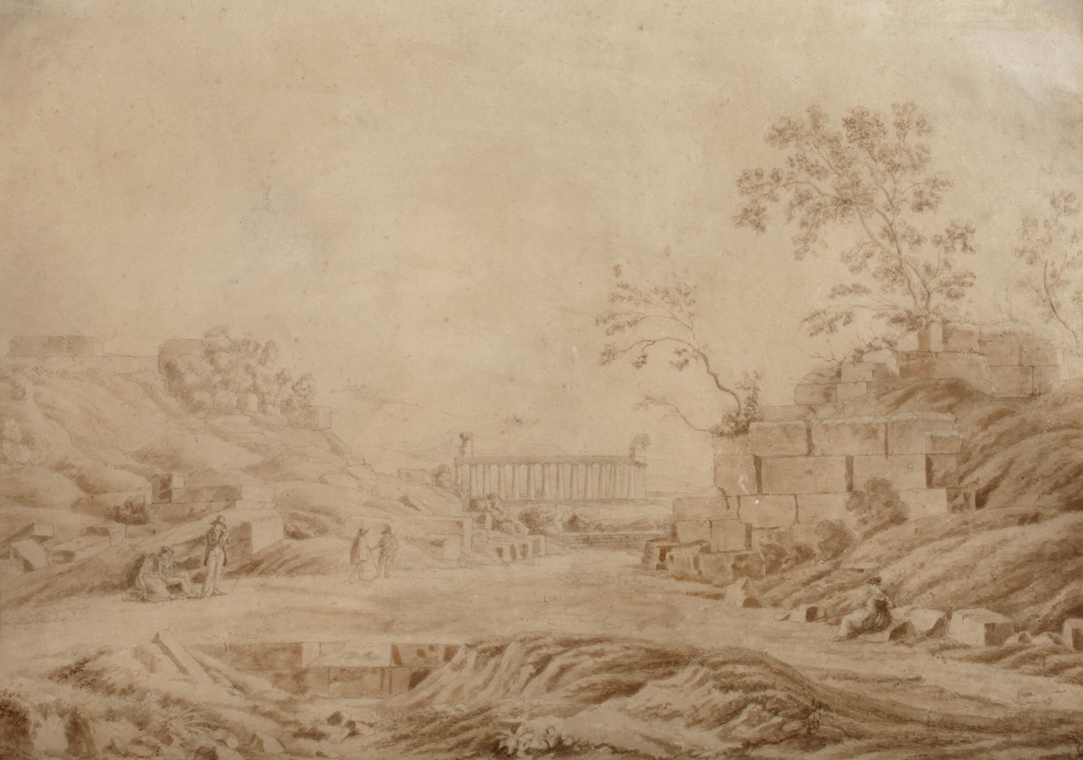 Der Athena-Tempel in Paestum