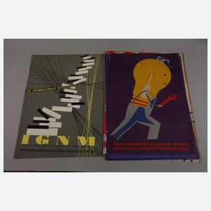 Anne Askenasy, Konvolut Plakate und Plakatentwürfe