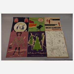 Anne Askenasy, Konvolut Plakate und Plakatentwürfe