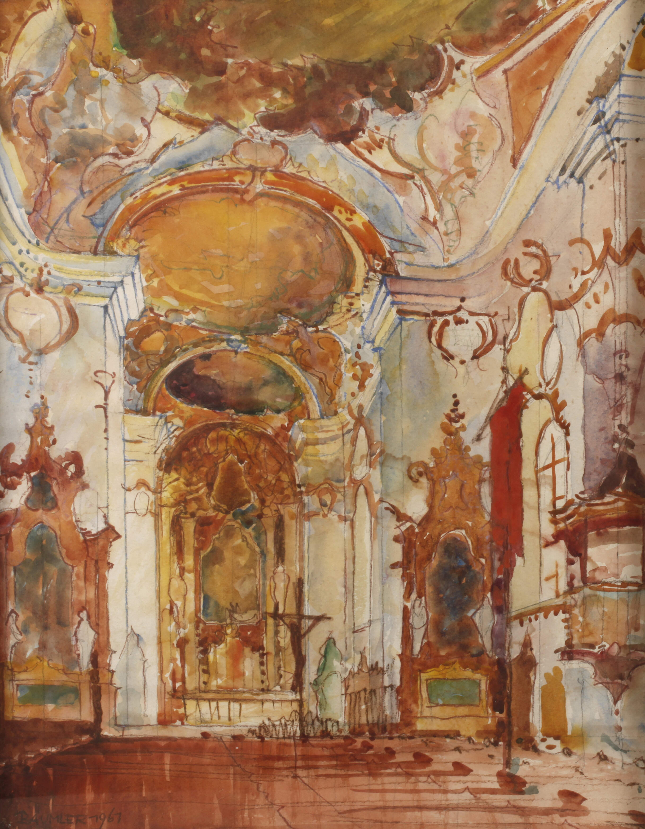 Bäumler, Kircheninneres