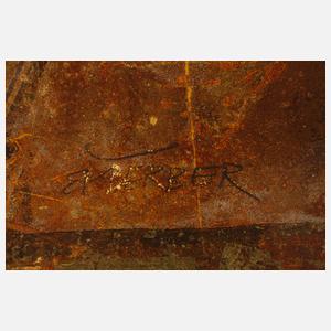 Omer Berber, Orientale mit Hahn