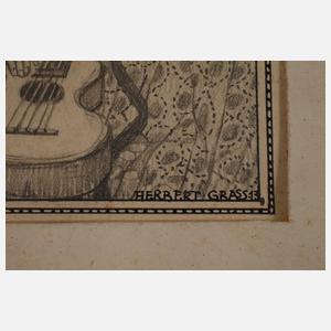 Herbert Grass, Entwurfszeichnung