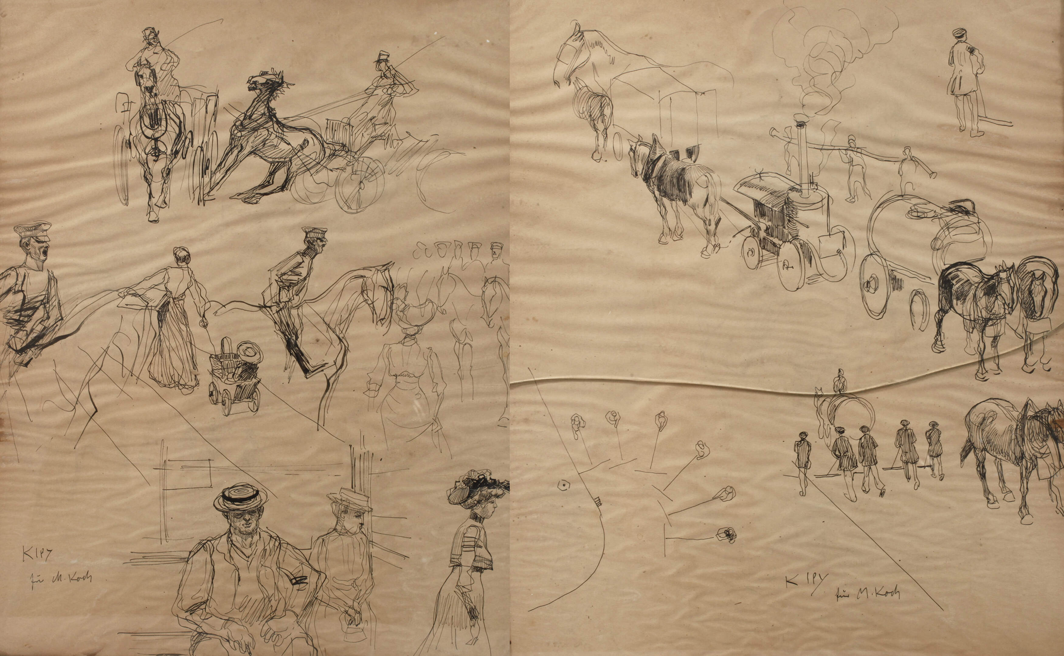 Heinrich Kley, Auf der Straße