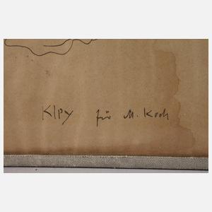 Heinrich Kley, Skizzenblatt