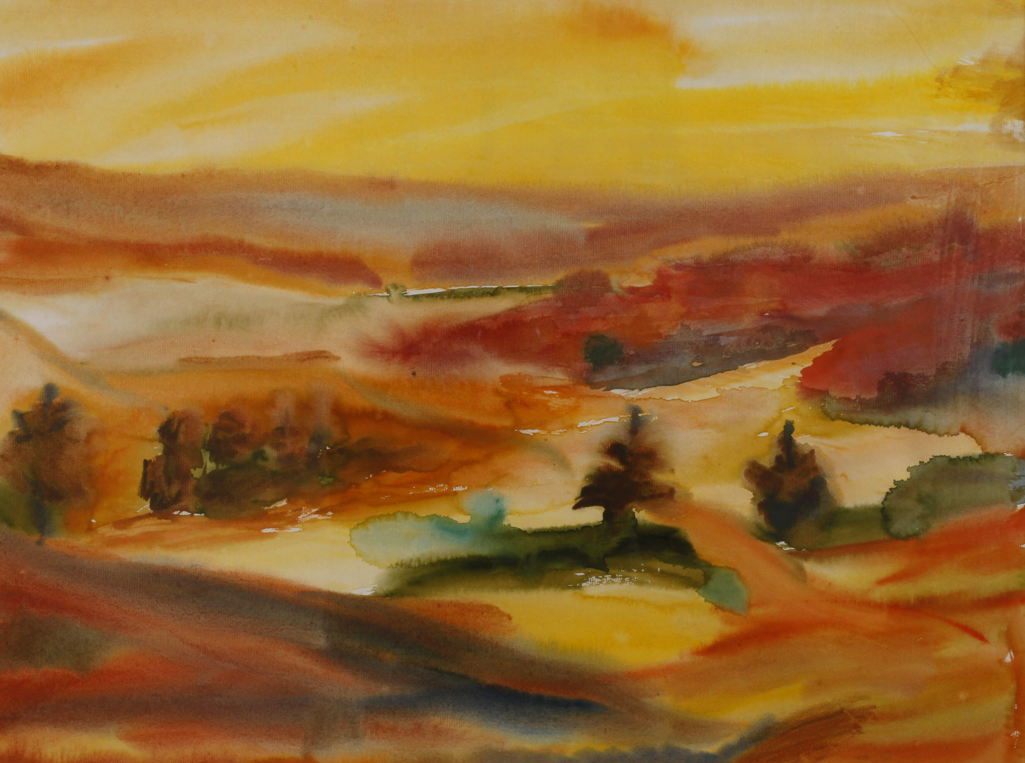 Alfred Kohler, Sommerliche Landschaft