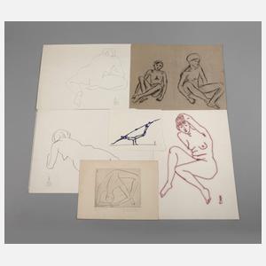 Karl Heinz Krause, Konvolut Zeichnungen