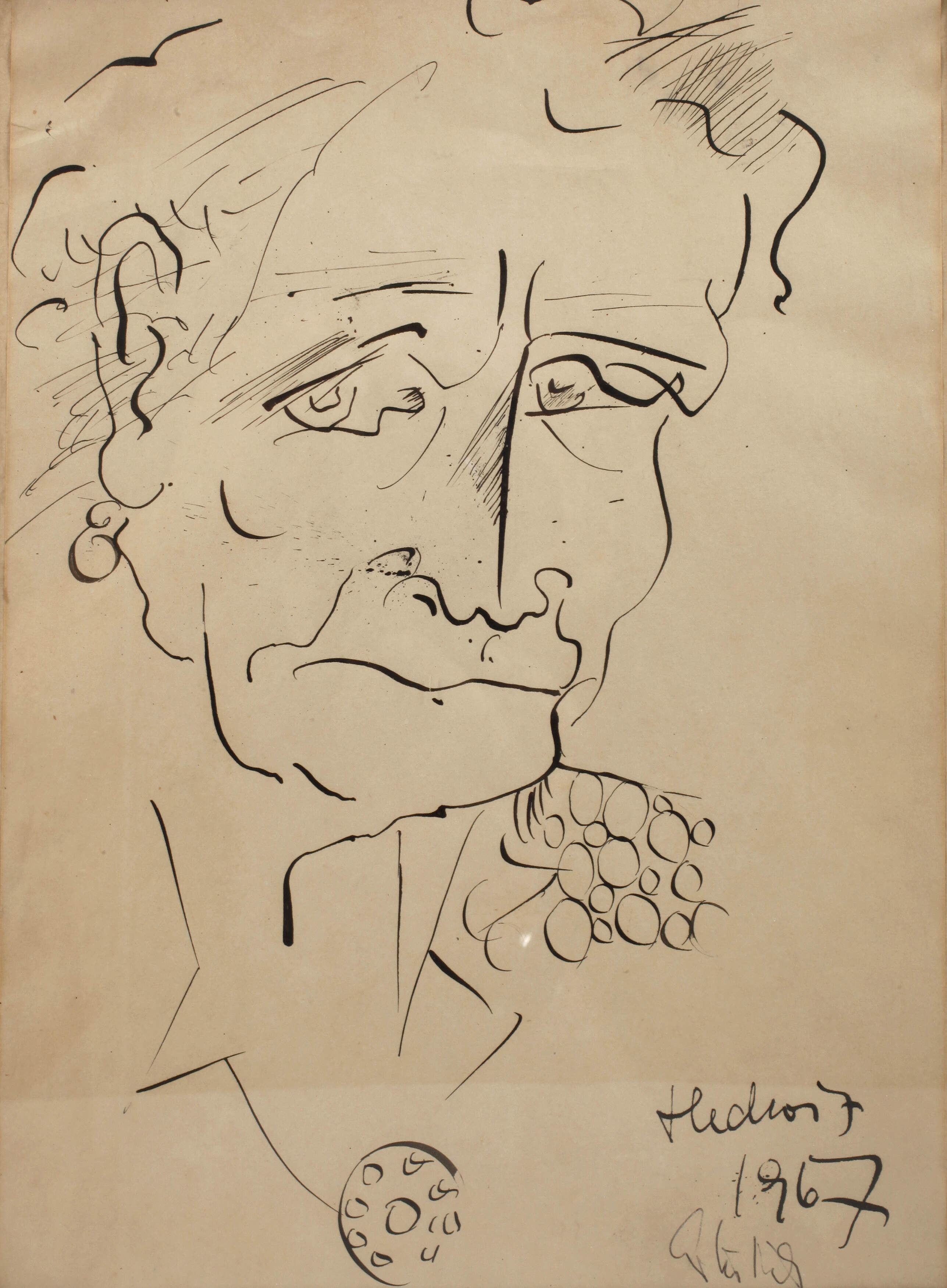 Christian Lüttich, Portrait Hedwig Dix