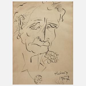 Christian Lüttich, Portrait Hedwig Dix