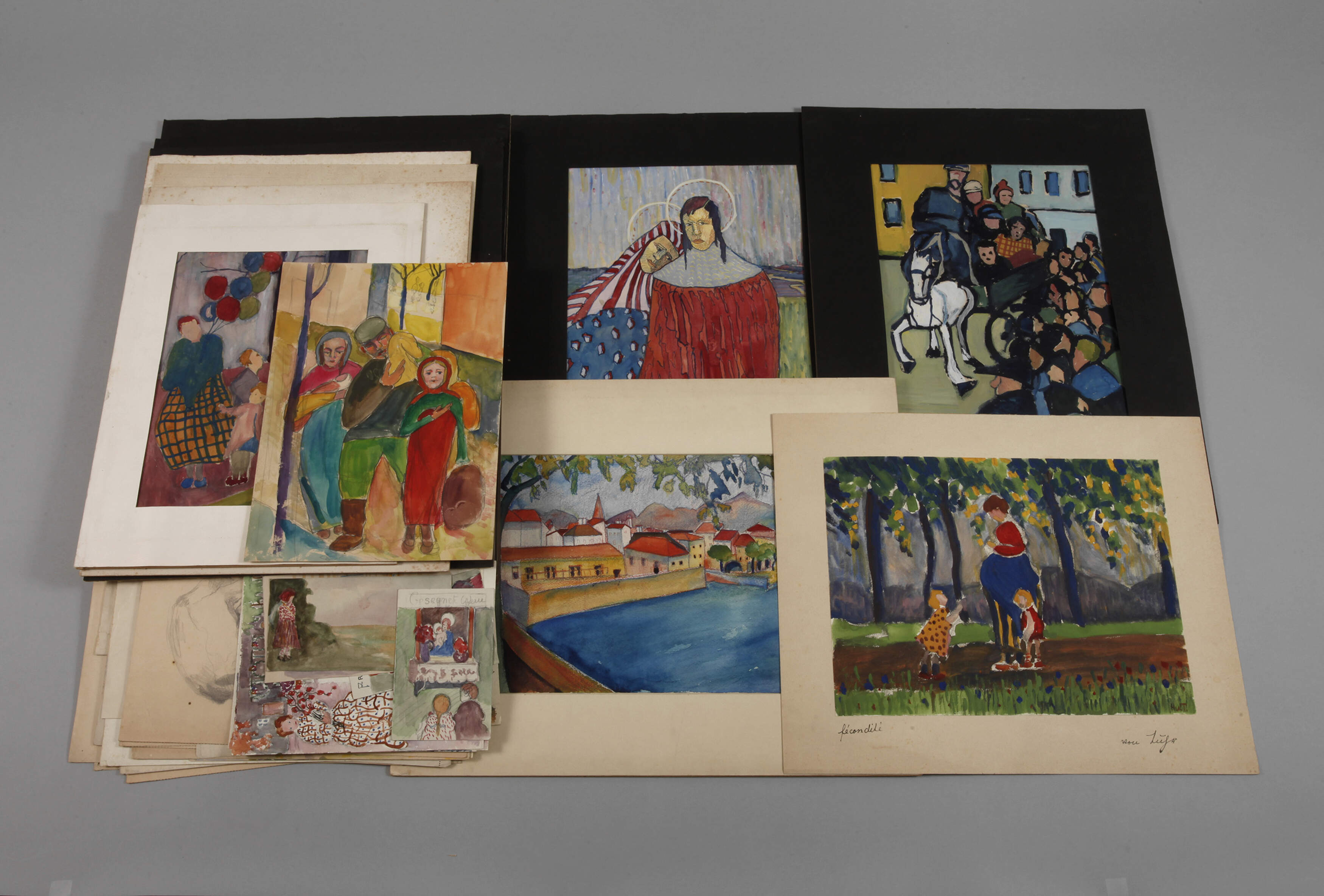 Johanna von der Mühll-von Thur, Zeichnungskonvolut