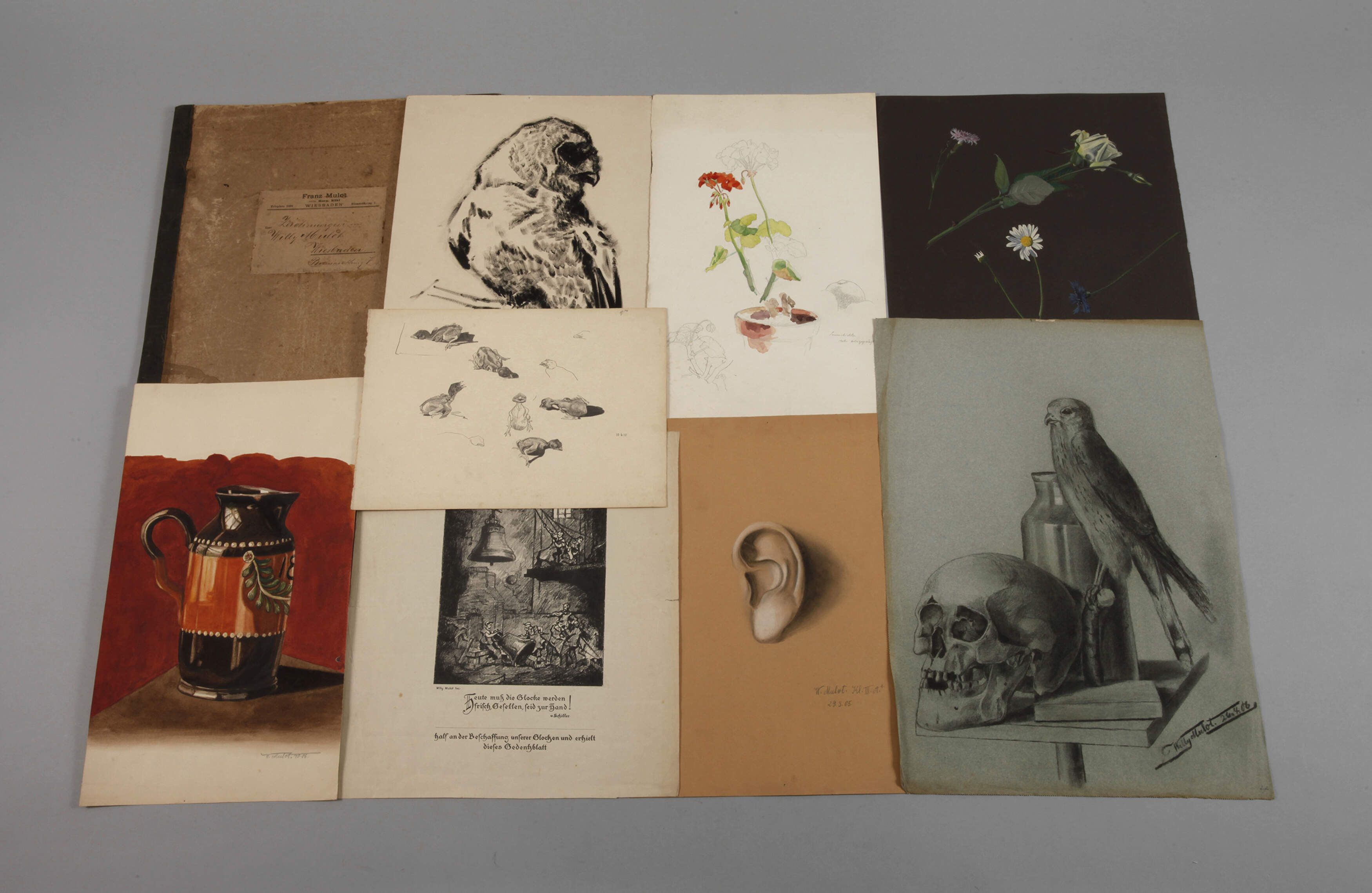 Willy Mulot, Sammlung Zeichnungen