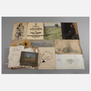 Willy Mulot, Umfangreicher Zeichnungskonvolut