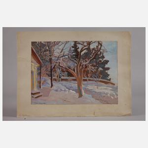 Prof. Paul Neidhardt, attr., Winter in Russland