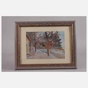 Prof. Paul Neidhardt, attr., Winter in Russland