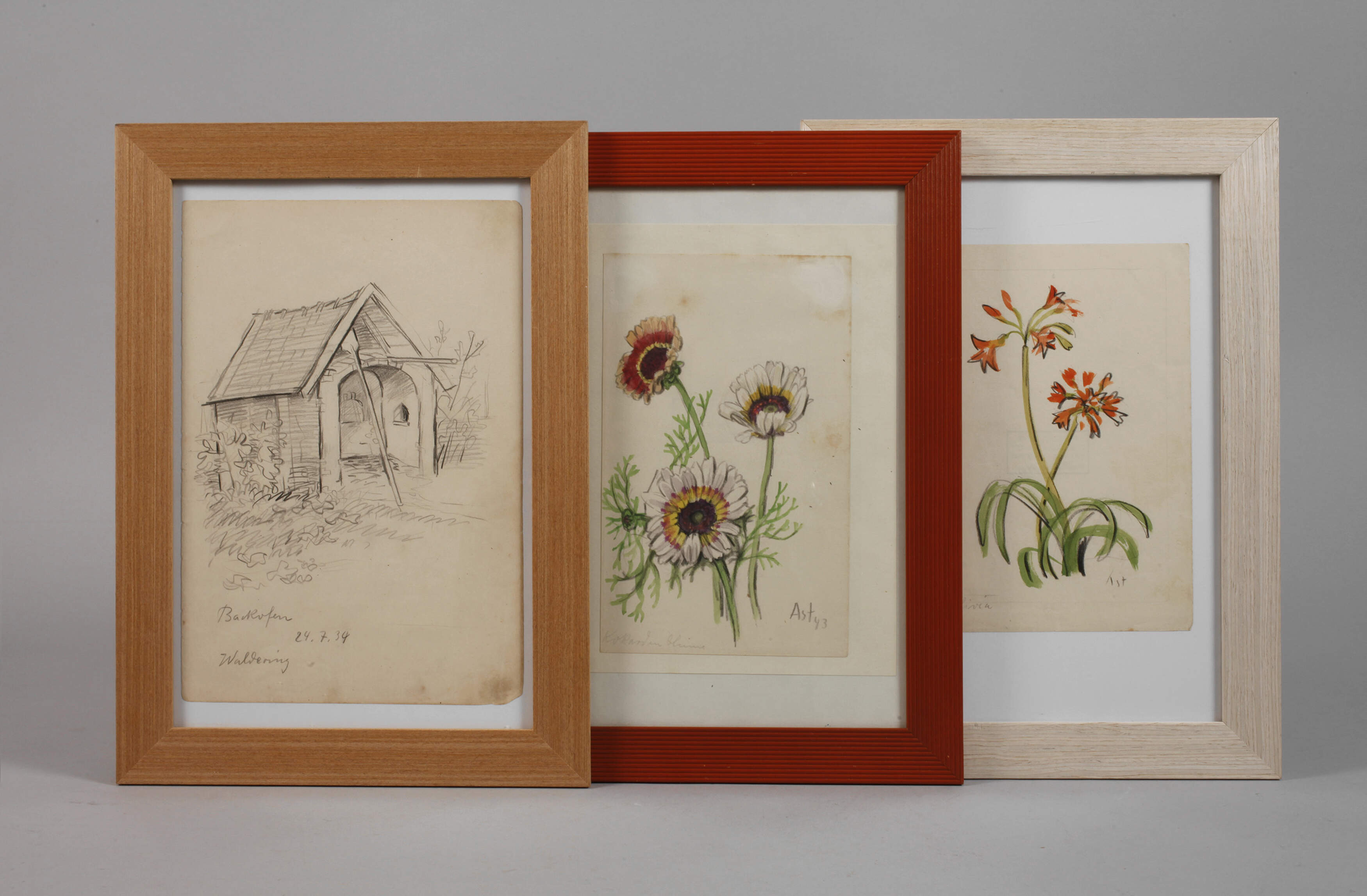 Prof. Albert Schaefer-Ast, Drei Arbeiten