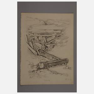 Prof. Albert Schaefer-Ast, Zeichnungskonvolut