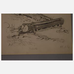 Prof. Albert Schaefer-Ast, Zeichnungskonvolut