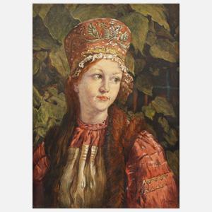 F. Walther, Mädchenportrait