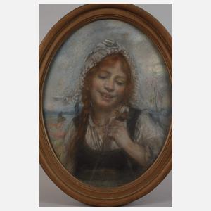 Marie Philips-Weber, Mädchen mit Schmetterling