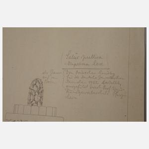 Theodor Wende, Entwurf für eine Juweliersarbeit