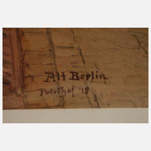 Moritz Wimmer, Petrihof in Alt Berlin