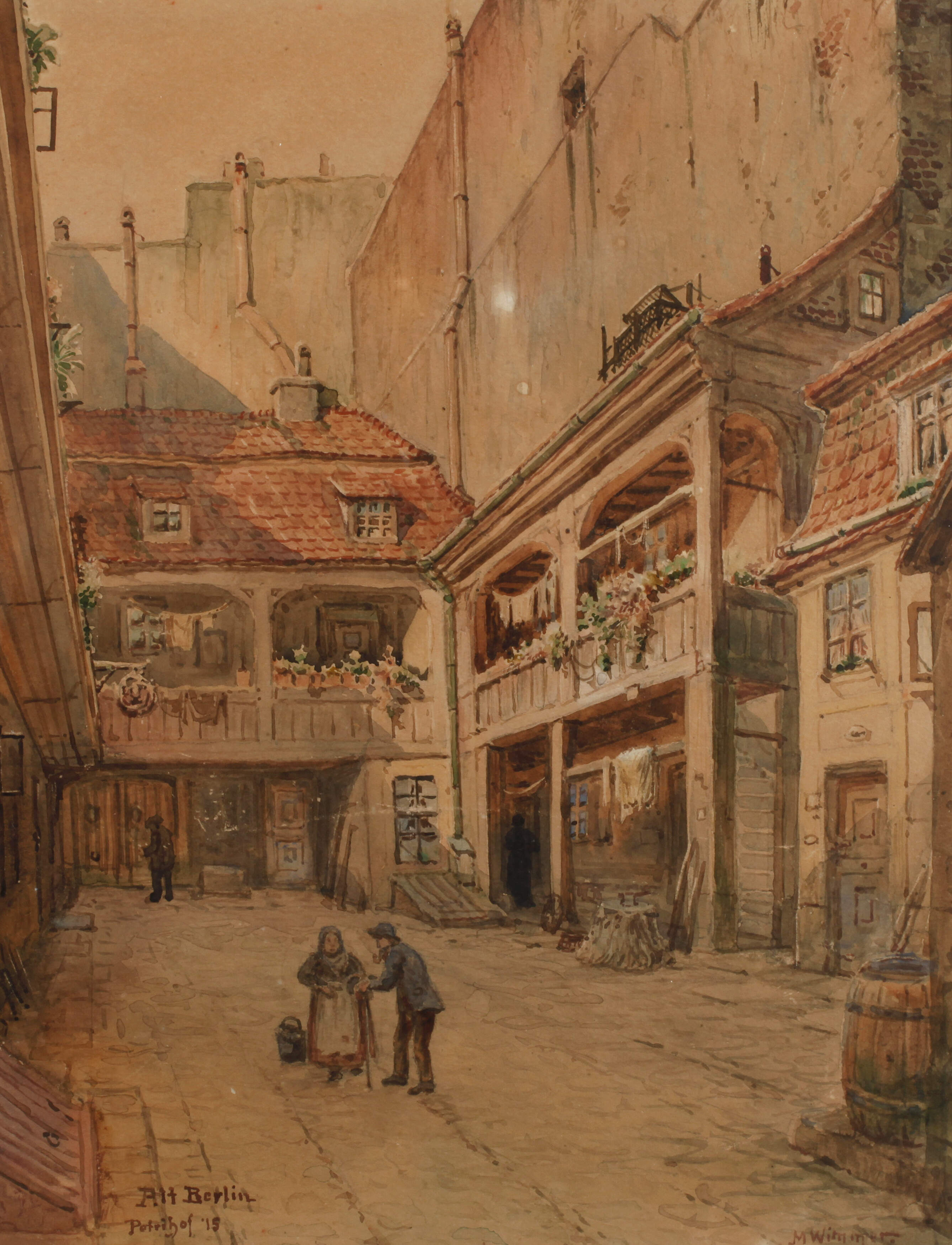 Moritz Wimmer, Petrihof in Alt Berlin