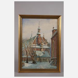 Moritz Wimmer, "Danzig hinter der Johanniskirche"