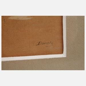 Moritz Wimmer, Mottlau mit dem Krantor in Danzig