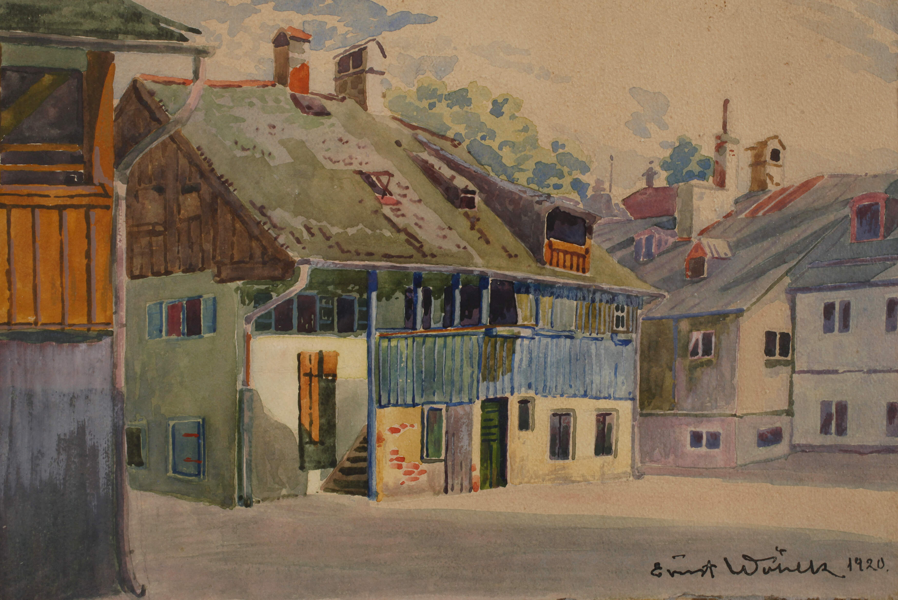 Ernst Wöhlk, Dorfansicht