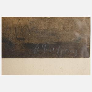 Alexander Wolfgang, Teich in flacher Landschaft