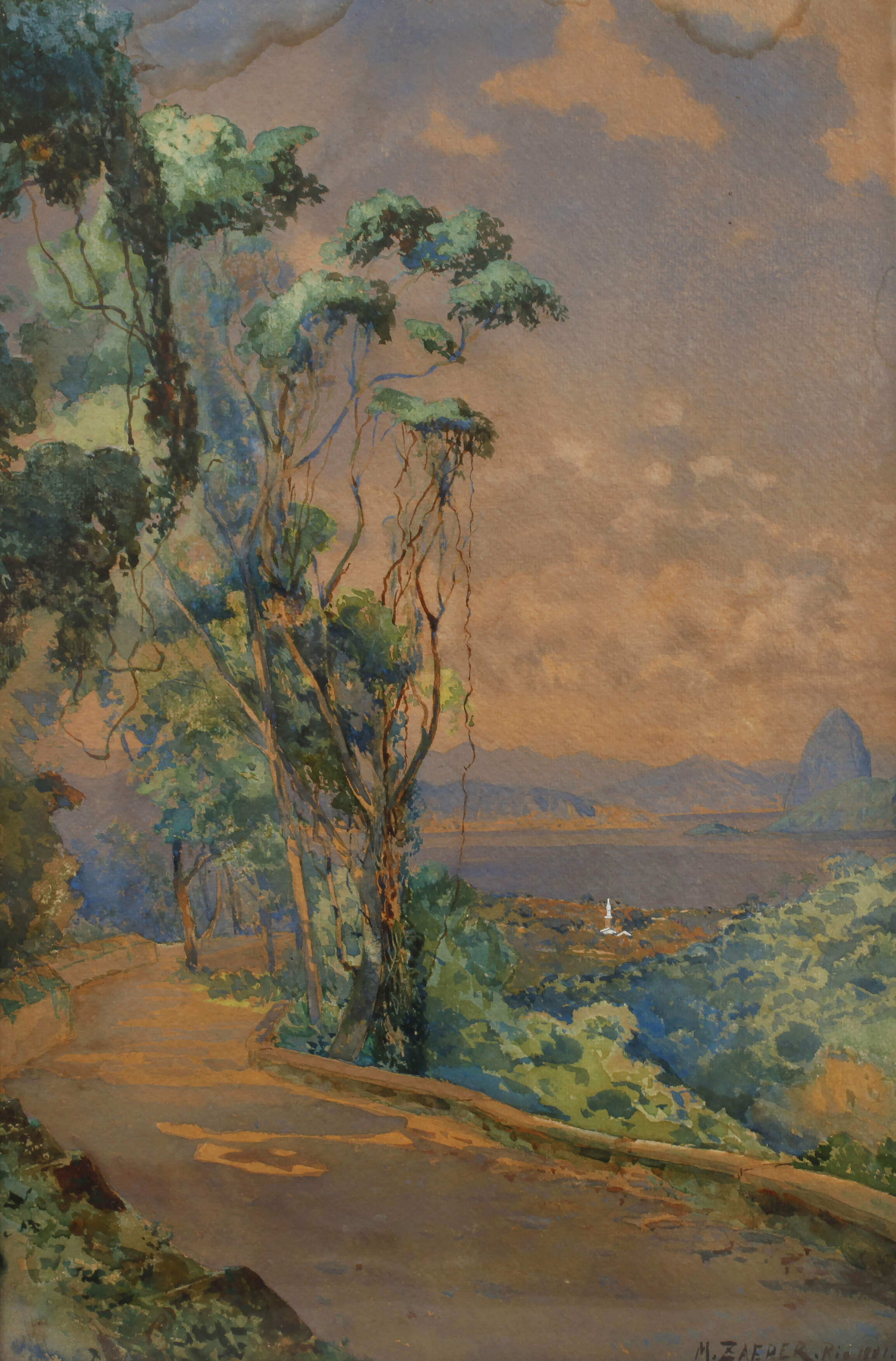 Prof. Max Zaeper, Blick auf das Meer